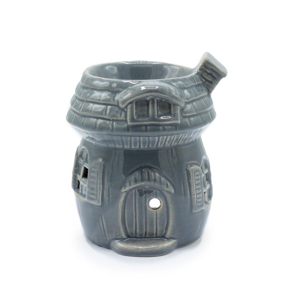 ancient wisdom 3x Mushroom House Oil Burner - Grey
