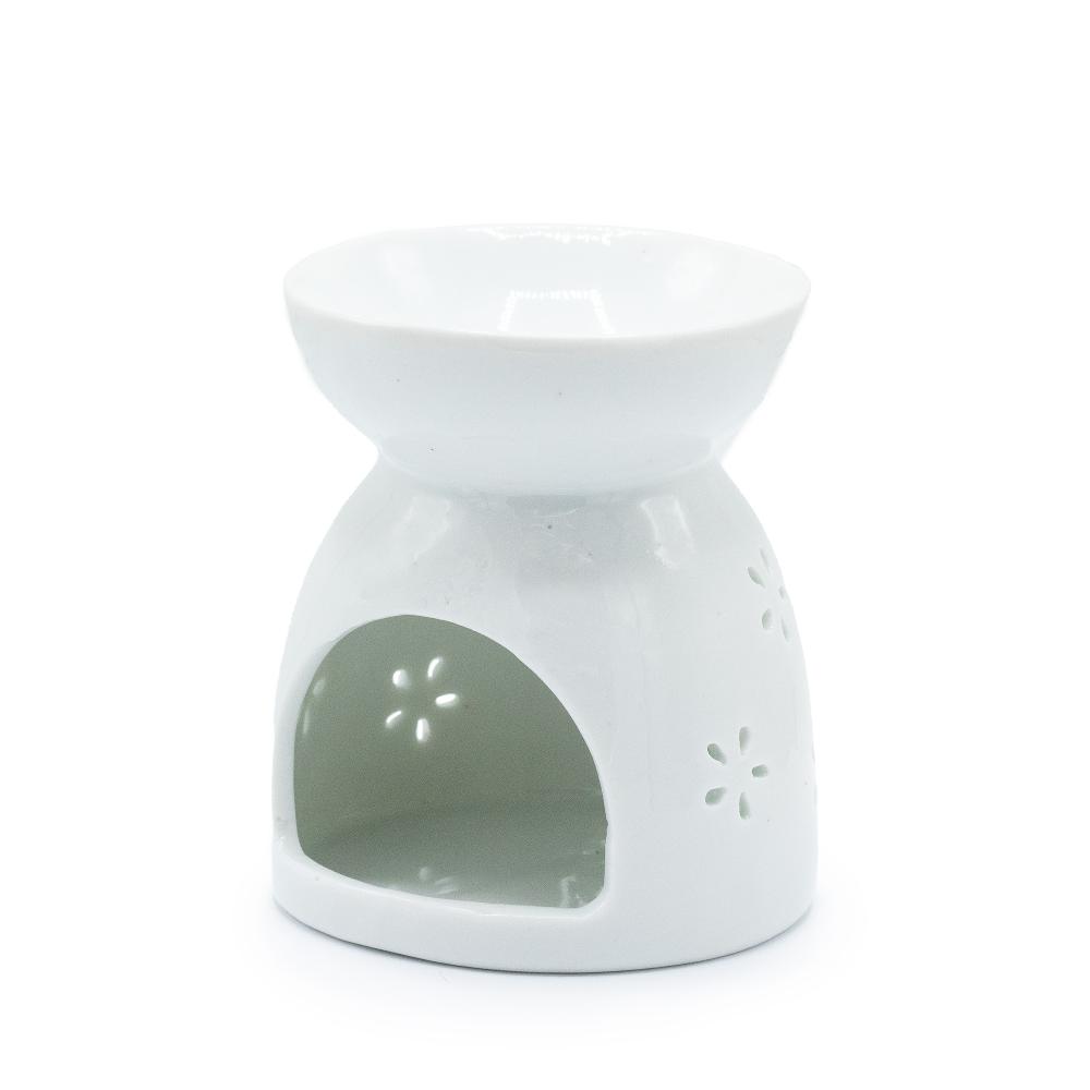 Ancient Wisdom 3x Oil Burner Buddha Cut Out- White