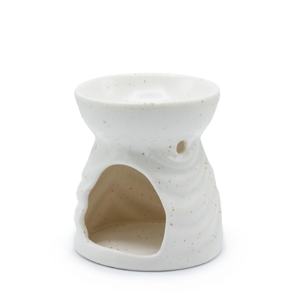Ancient Wisdom 3x Oil Burner Geometric - Ivory