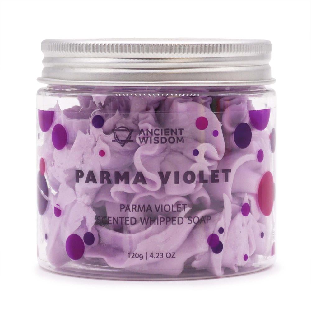 ancient wisdom 3x Parma Violet Whipped Soap 120g