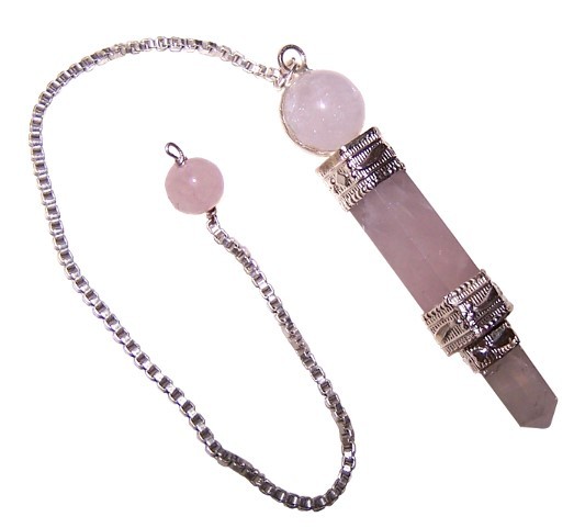 Ancient Wisdom 3x Pendulum - Rose Quartz