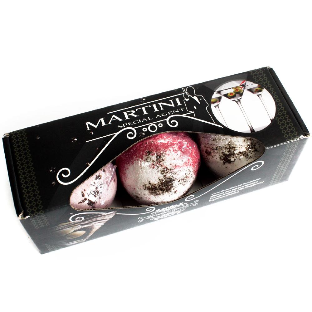 ancient wisdom 3x Set of Three Martini Bath Bombs
