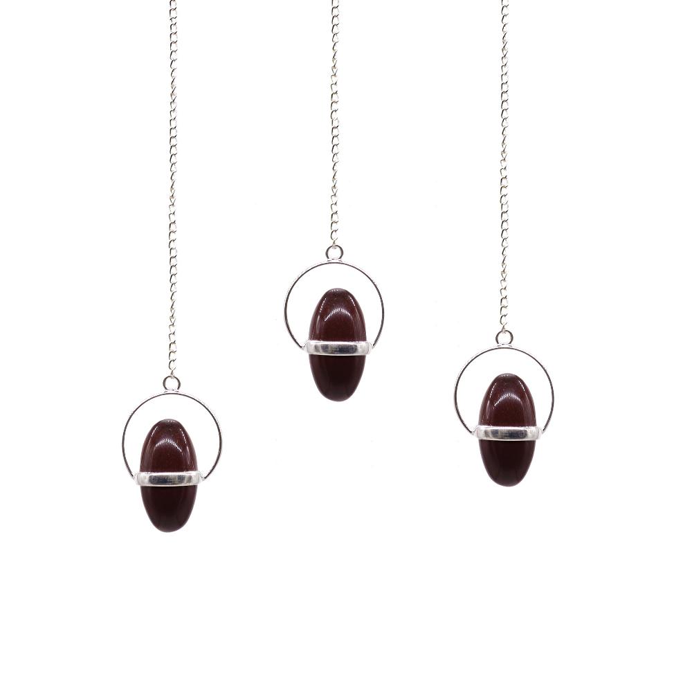 ancient wisdom 3x Shiva Lingam with Band Pendulum