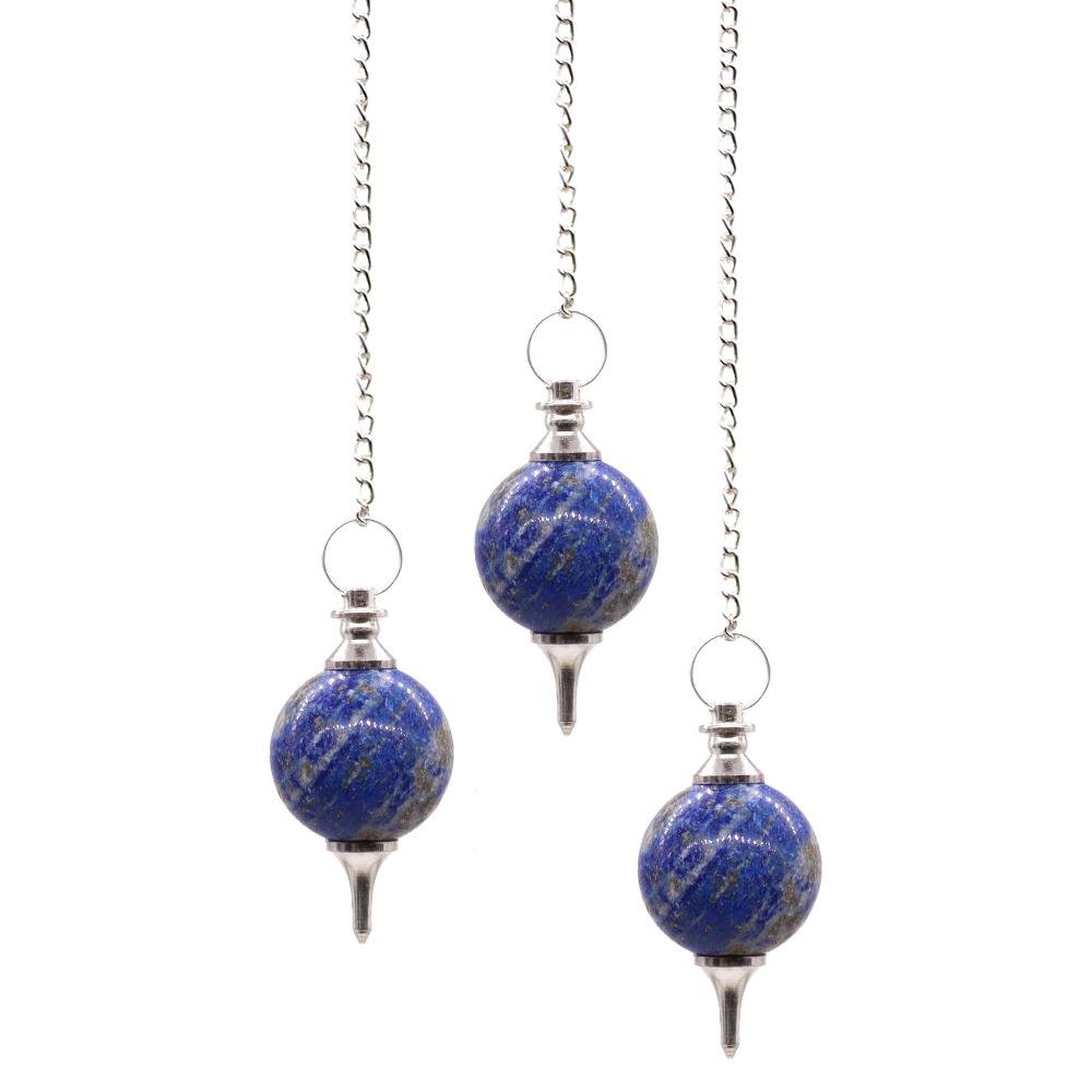 ancient wisdom 3x Sphere Pendulums - Lapis