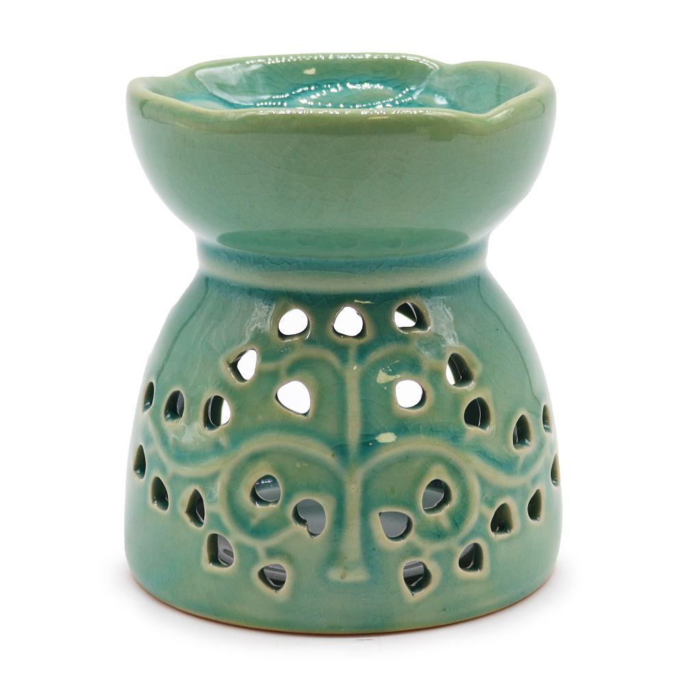 ancient wisdom 3x Tree of Life Oil Burner - Blue