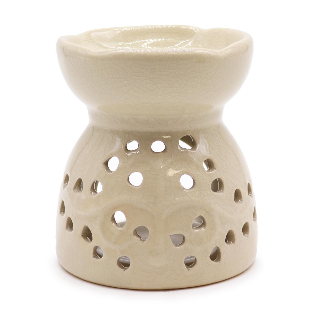 ancient wisdom 3x Tree of Life Oil Burner - Ivory