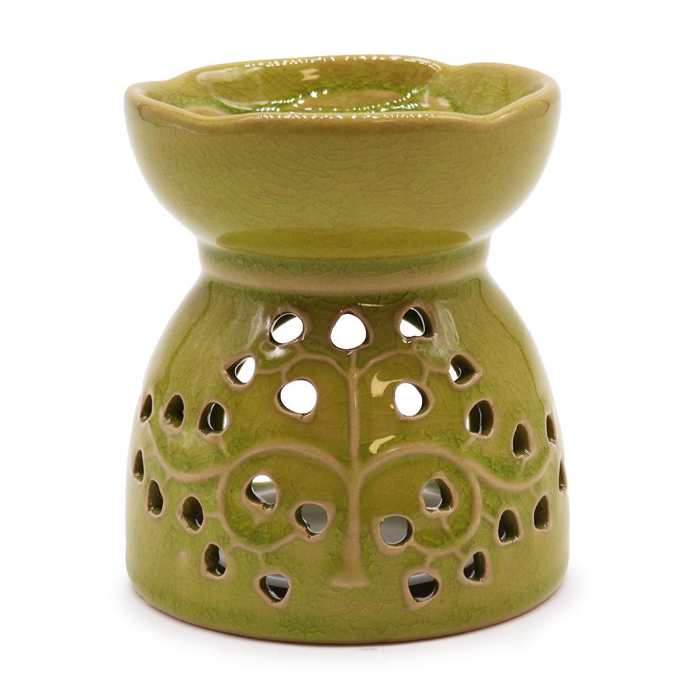ancient wisdom 3x Tree of Life Oil Burner - Lime