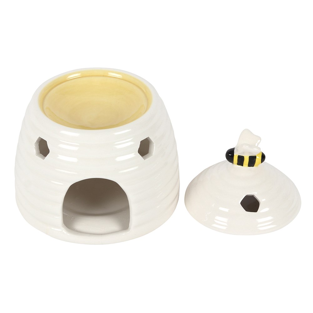 Ancient Wisdom 3x White Beehive Oil Burner