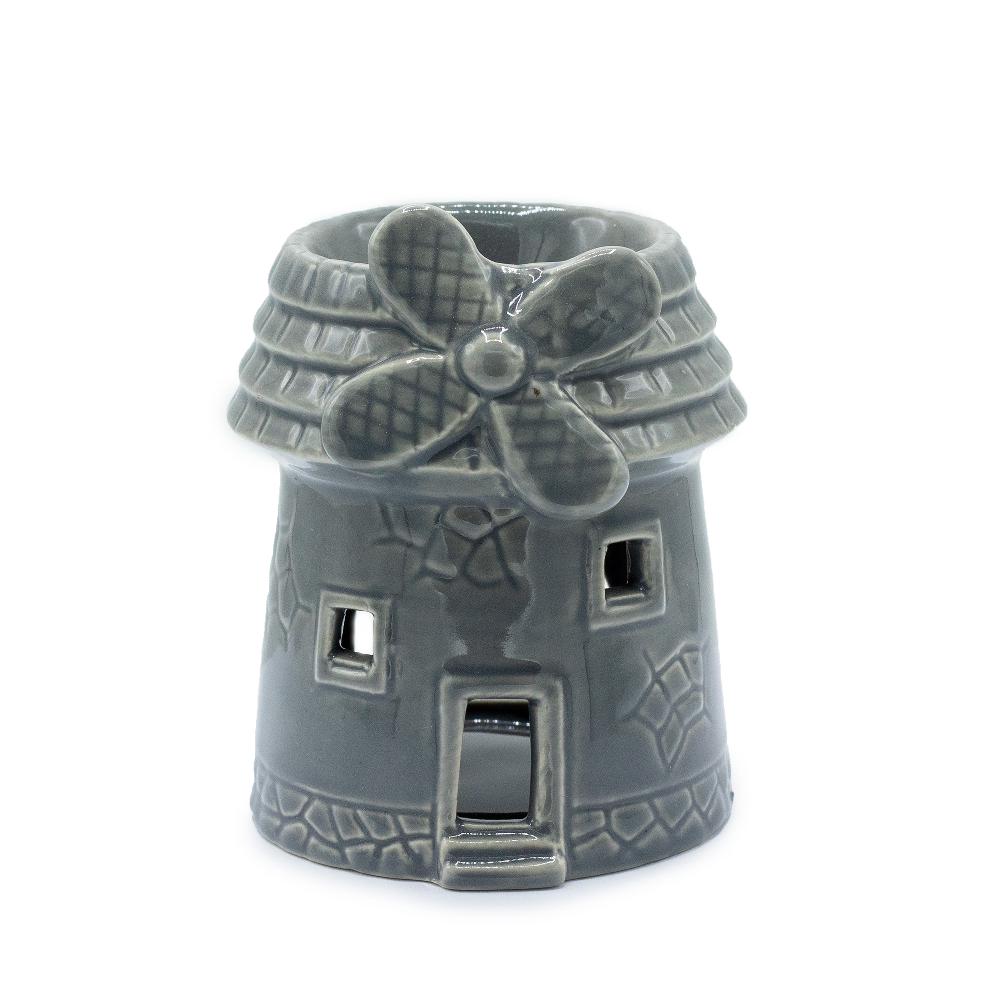 ancient wisdom 3x Windmill Oil Burner - Grey