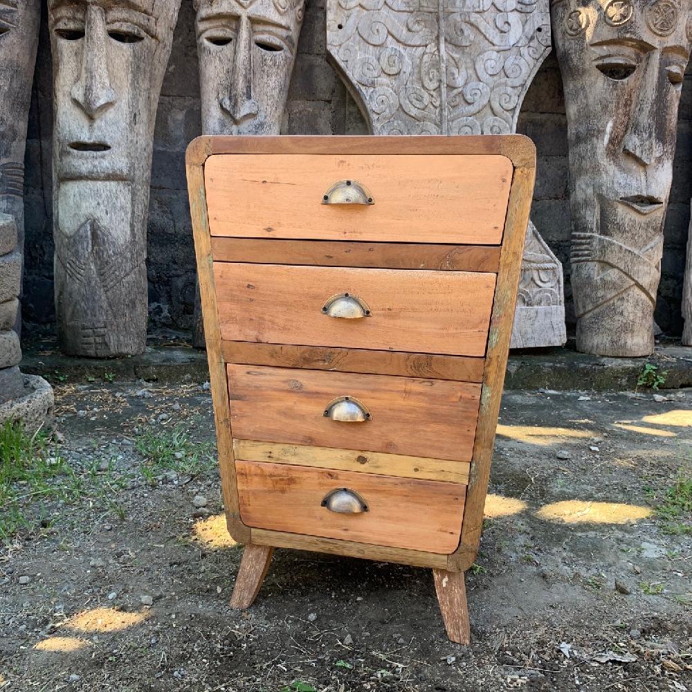 ancient wisdom 4 Draws Storage - Recycled Wood
