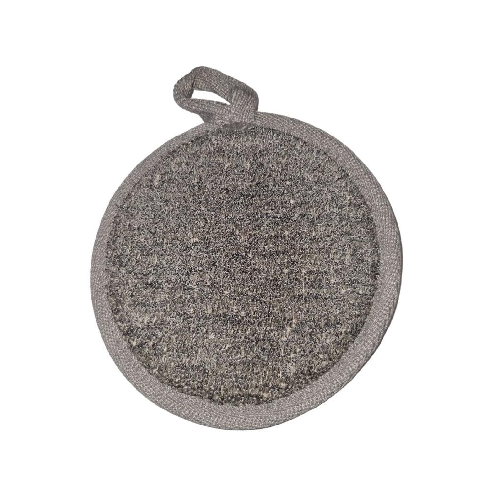 Ancient Wisdom 4x Bamboo & Linen Bath Pad - Charcoal