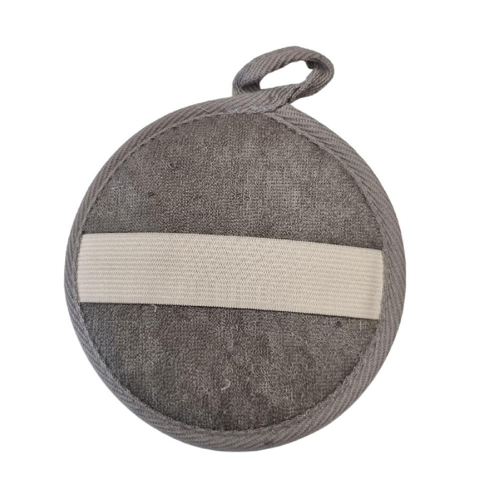 ancient wisdom 4x Bamboo & Linen Bath Pad - Charcoal
