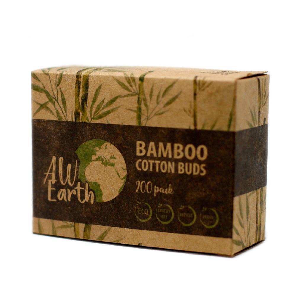 ancient wisdom 4x Box of 200 Bamboo Cotton Buds