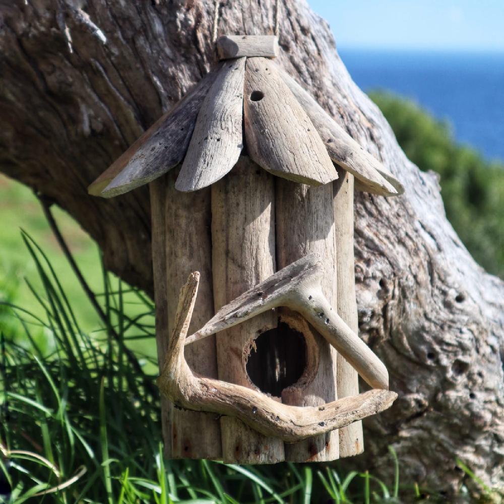 Ancient Wisdom 4x Driftwood Birdbox - Small