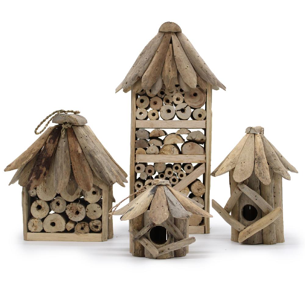 Ancient Wisdom 4x Driftwood Birdbox - Small