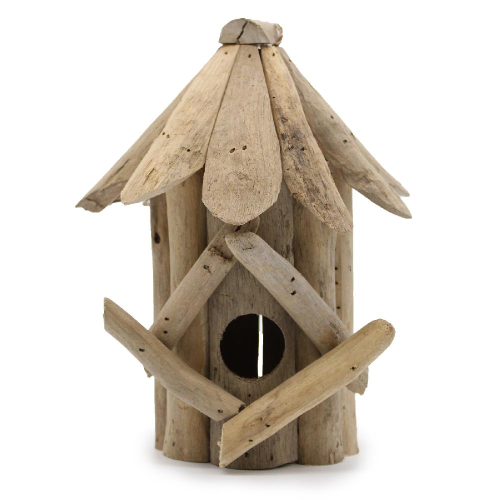 ancient wisdom 4x Driftwood Birdbox - Small