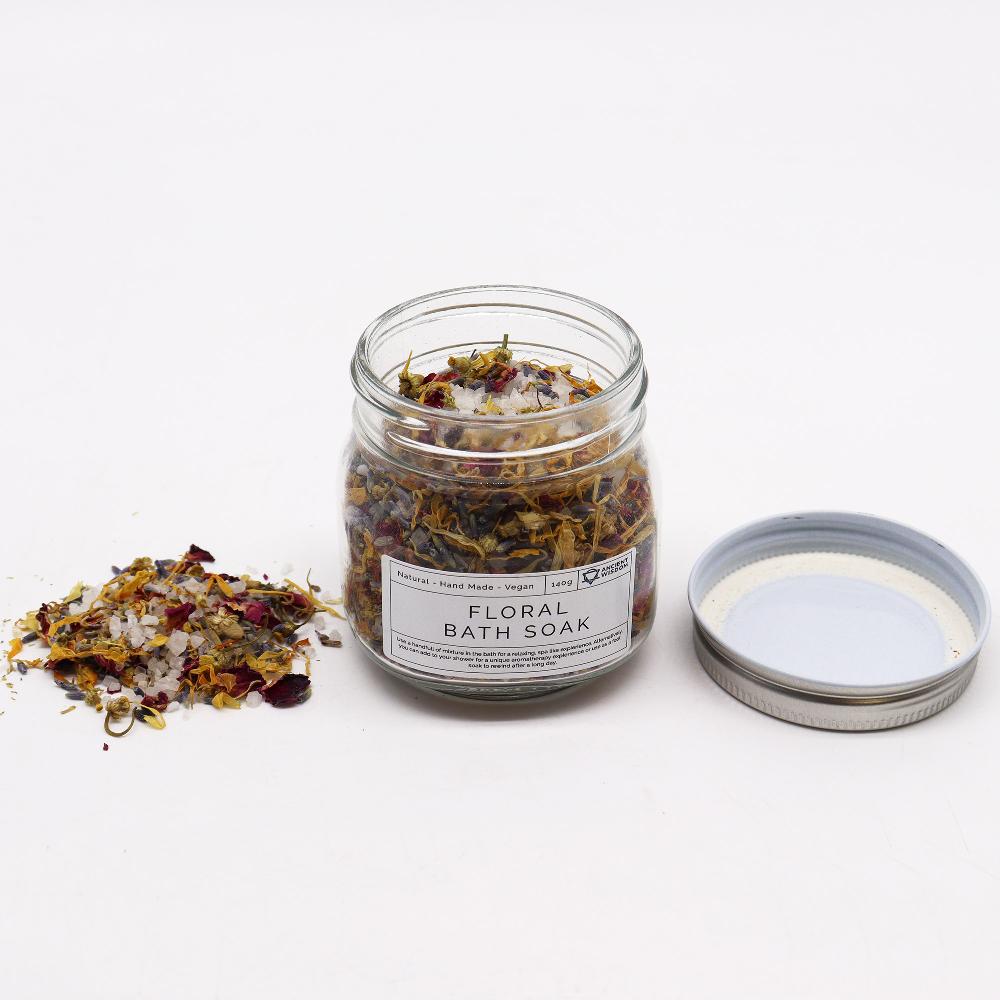 Ancient Wisdom 4x Floral Bath Soak - Natural - 140g