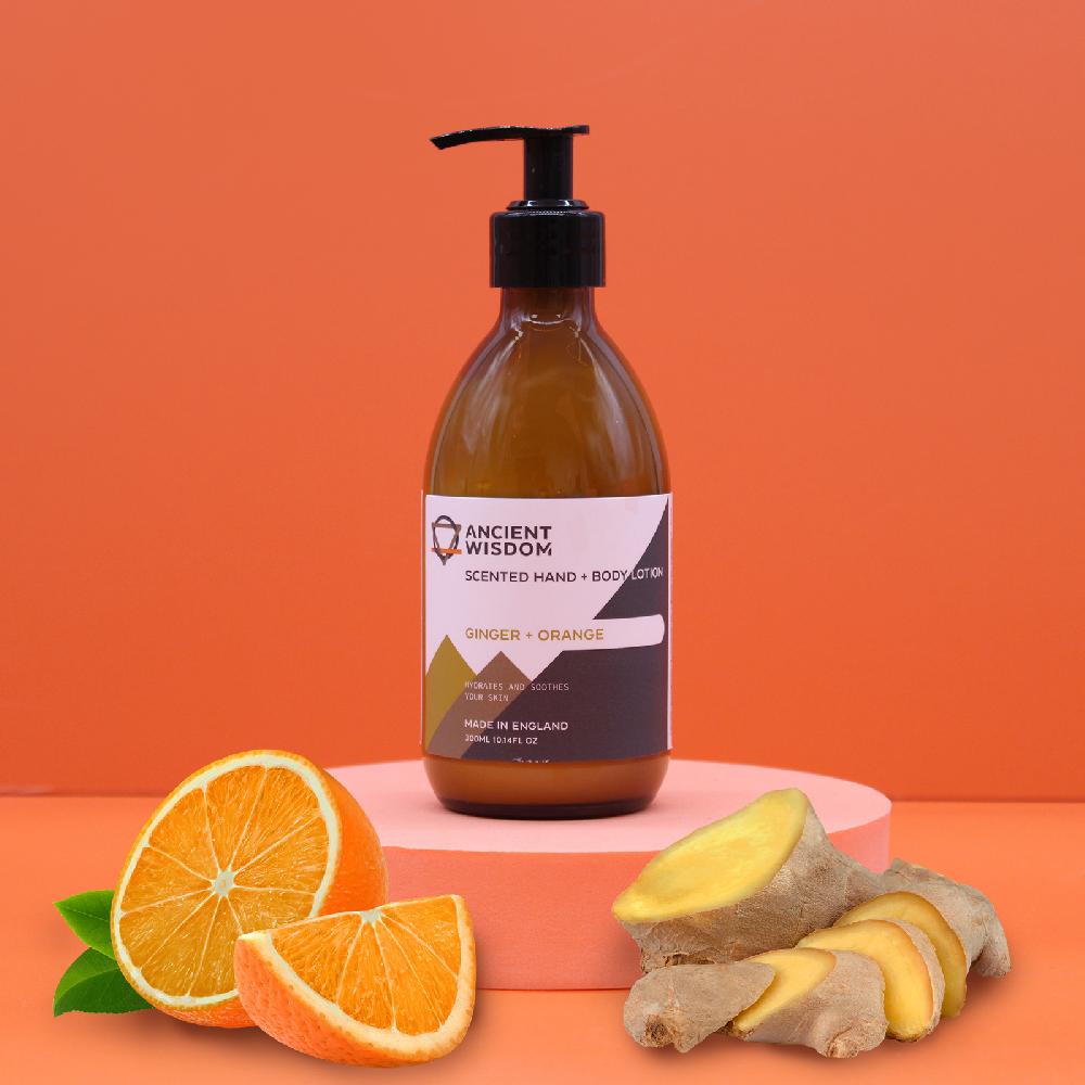 Ancient Wisdom 4x Ginger & Orange Lotion 300ml