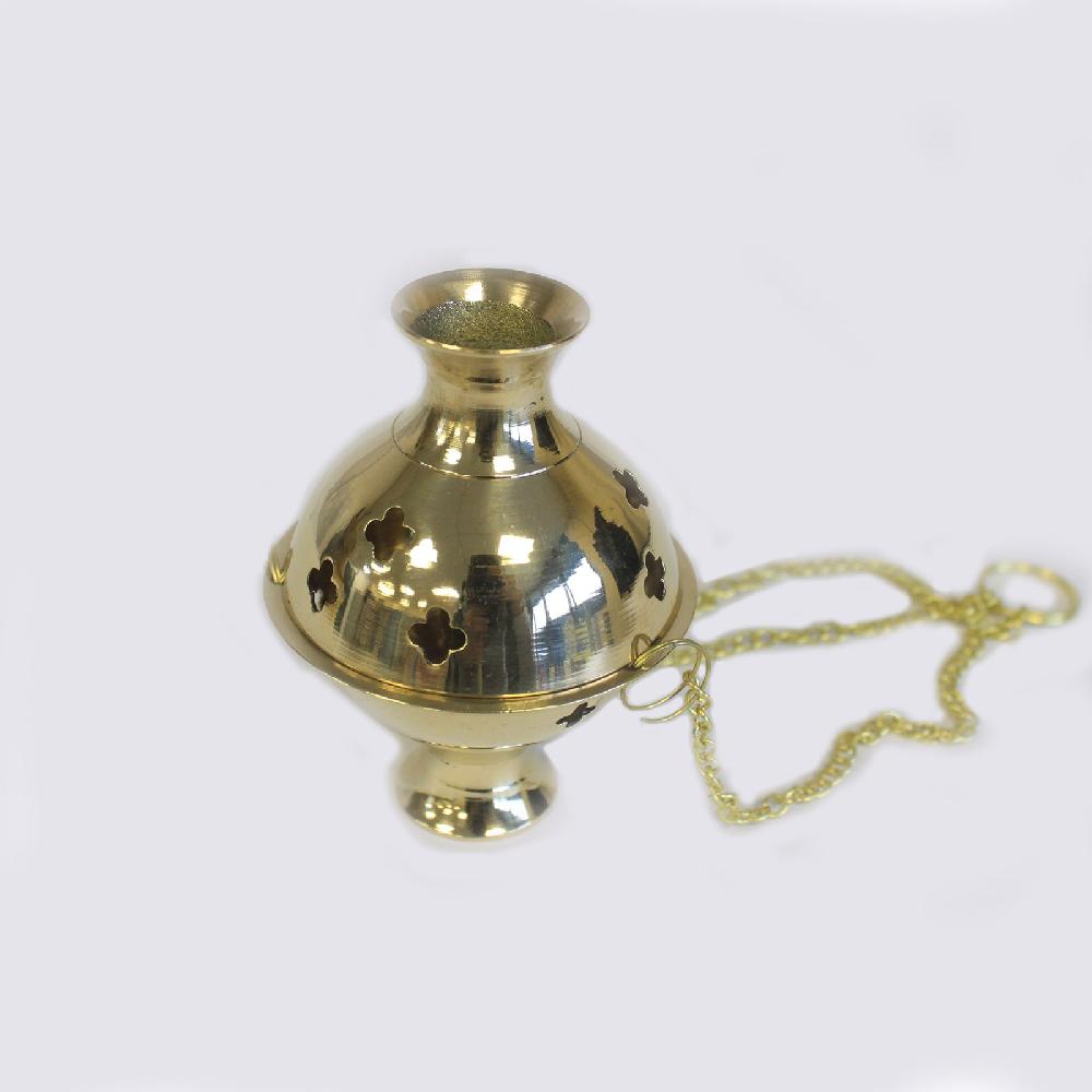 ancient wisdom 4x Hanging Brass Incense Burner