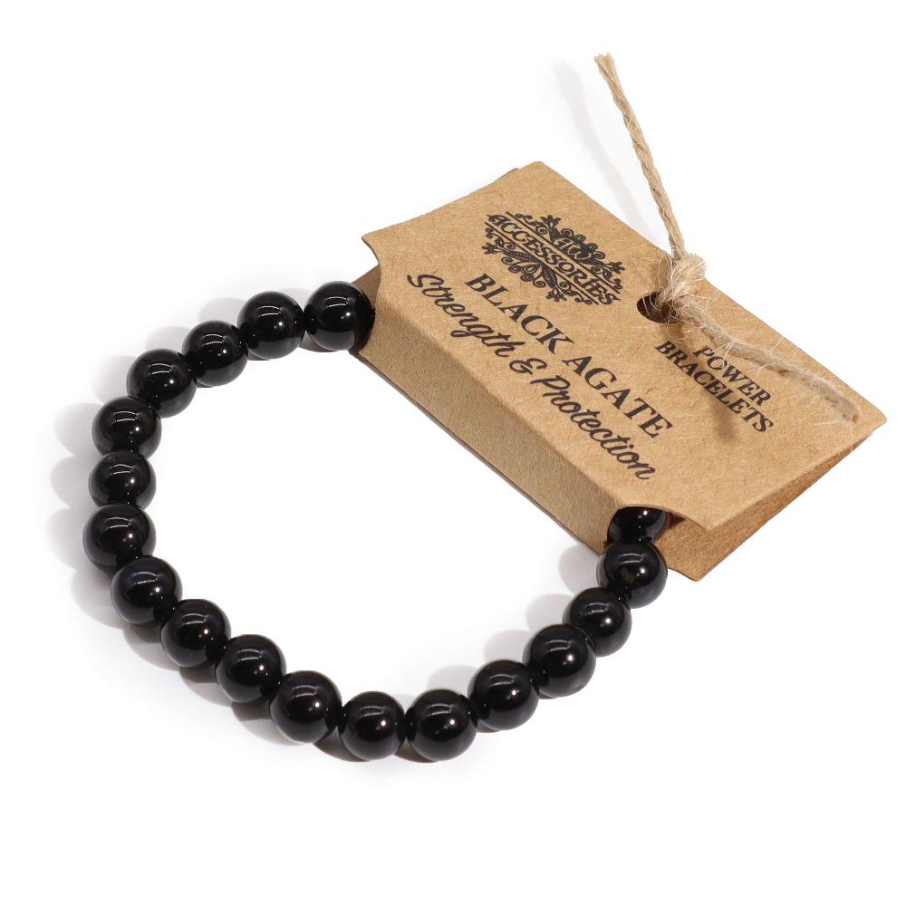 ancient wisdom 4x Power Bracelet - Black Agate
