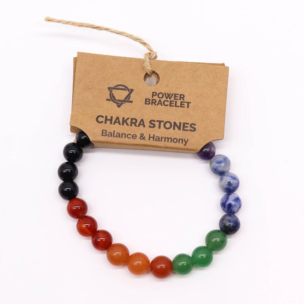 Ancient Wisdom 4x Power Bracelet - Chakra Stones