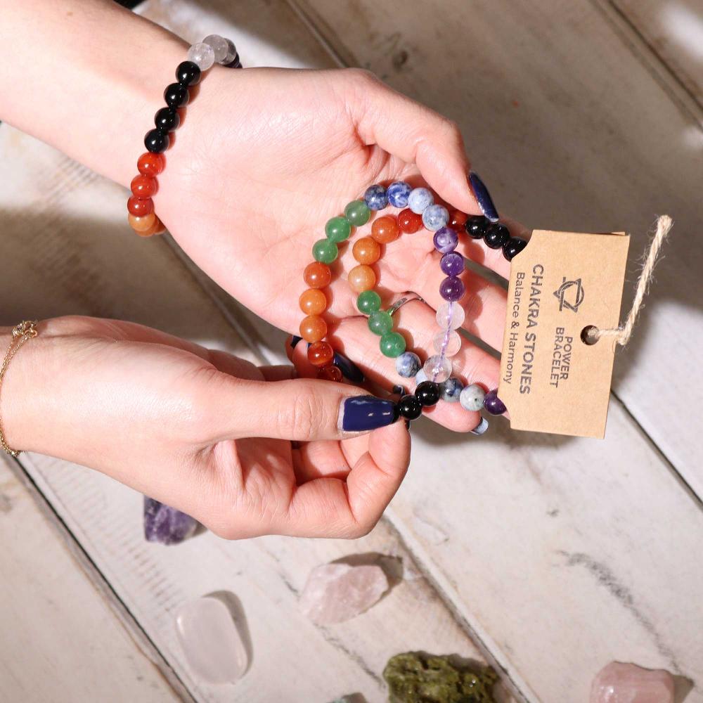 Ancient Wisdom 4x Power Bracelet - Chakra Stones