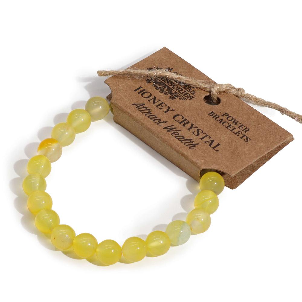 ancient wisdom 4x Power Bracelet - Honey Crystal