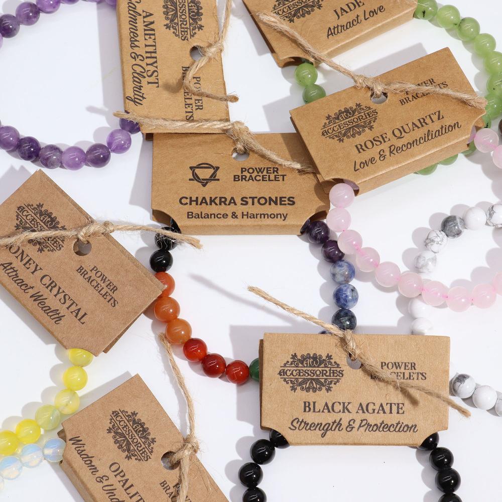 Ancient Wisdom 4x Power Bracelet - Moss Agate