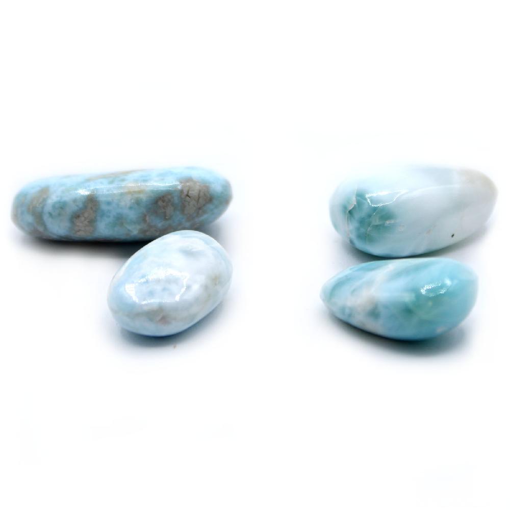 ancient wisdom 4x Premium Tumble Stones - Larimar