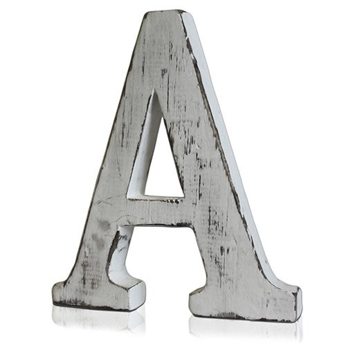 ancient wisdom 4x Shabby Chic Letters - A