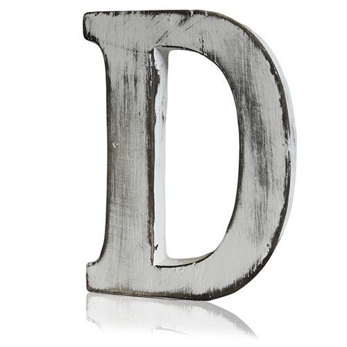 ancient wisdom 4x Shabby Chic Letters - D