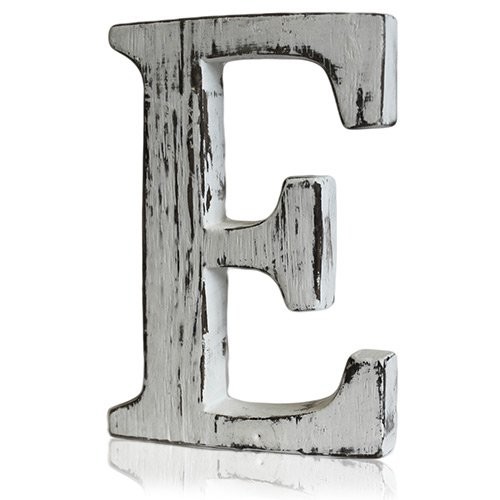 ancient wisdom 4x Shabby Chic Letters - E