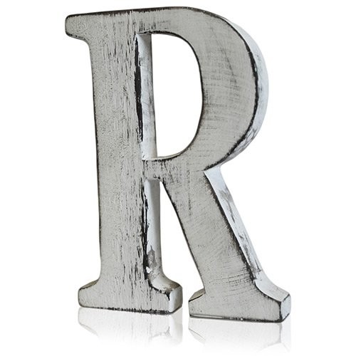 ancient wisdom 4x Shabby Chic Letters - R
