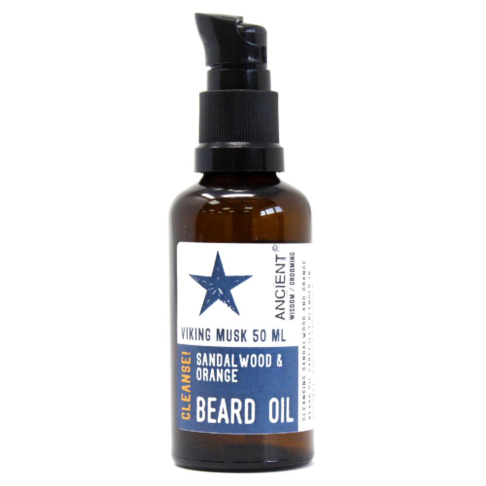 ancient wisdom 50ml Beard Oil - Viking Musk - Cleanse