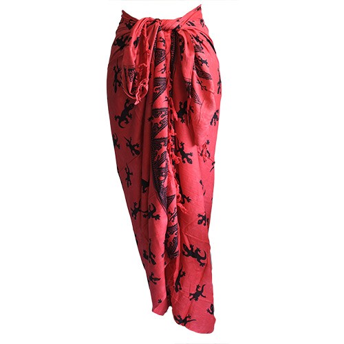 ancient wisdom 5x Bali Gecko Sarongs - Pink