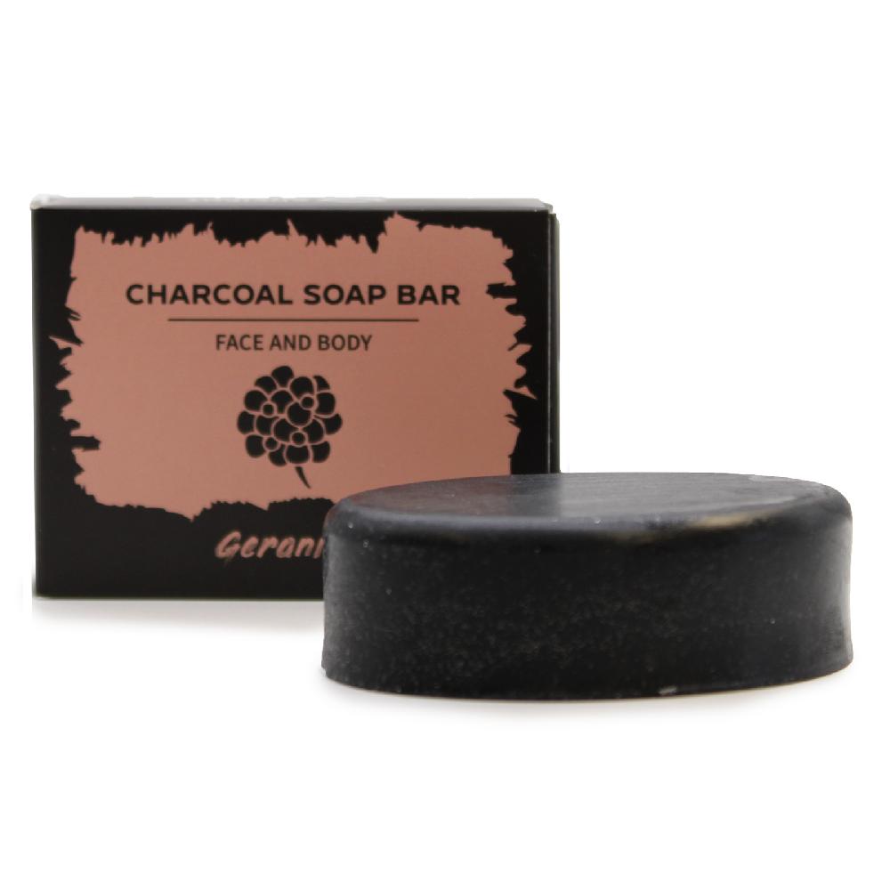 Ancient Wisdom 5x Charcoal Soap 85g - Geranium