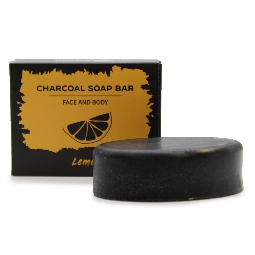 Ancient Wisdom 5x Charcoal Soap 85g - Lemon
