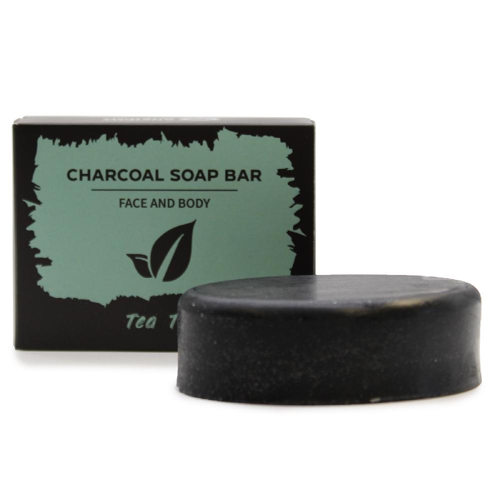 Ancient Wisdom 5x Charcoal Soap 85g - Tea Tree