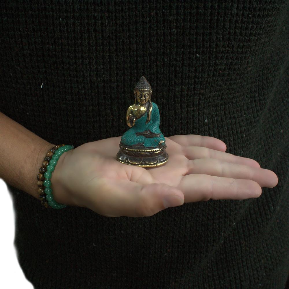 Ancient Wisdom 5x Mini Hand Up Sitting Buddha