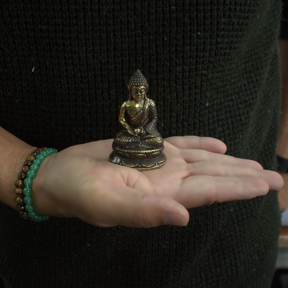 Ancient Wisdom 5x Mini Meditating Sitting Buddha