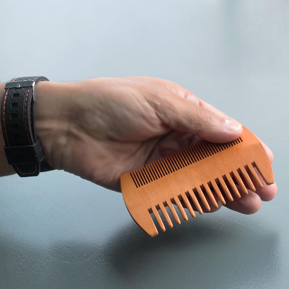 Ancient Wisdom 5x Two Sided Beard Comb