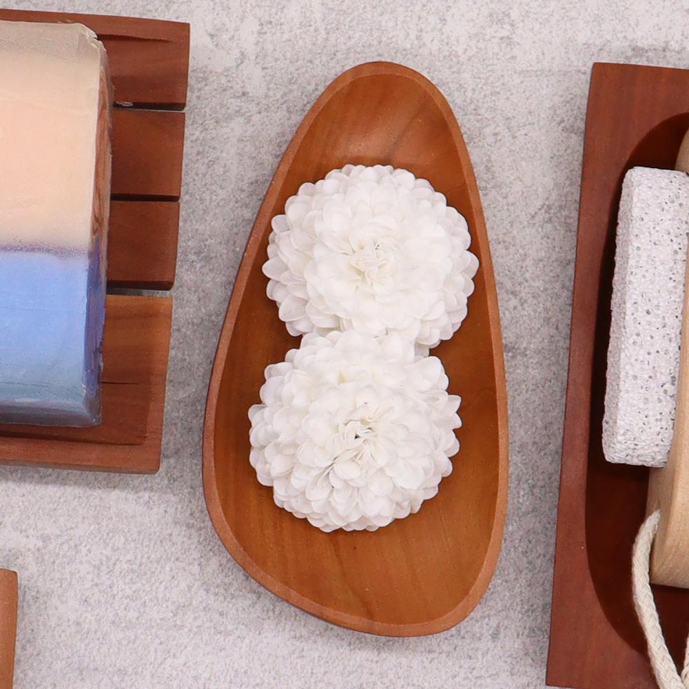 Ancient Wisdom 6x Classic Naseberry Soap Dishes