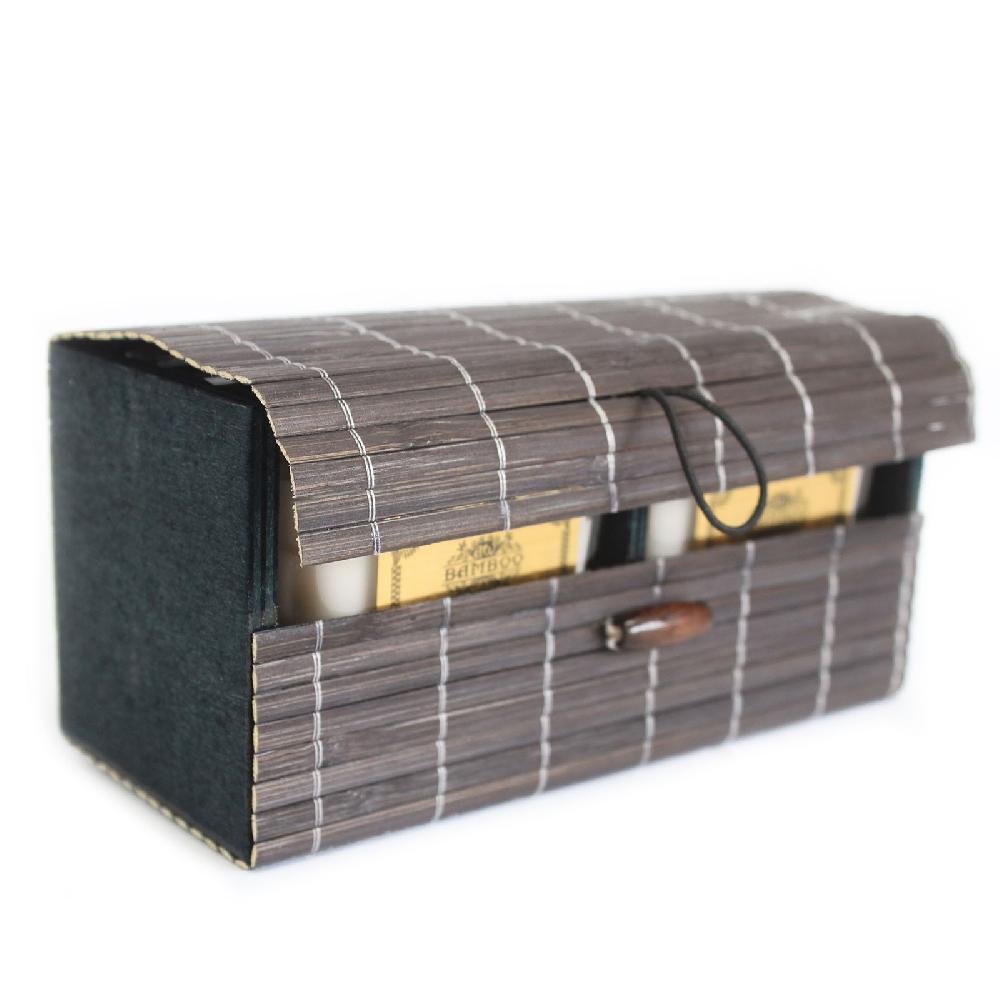 Ancient Wisdom 6x Double Box Slatted Bamboo