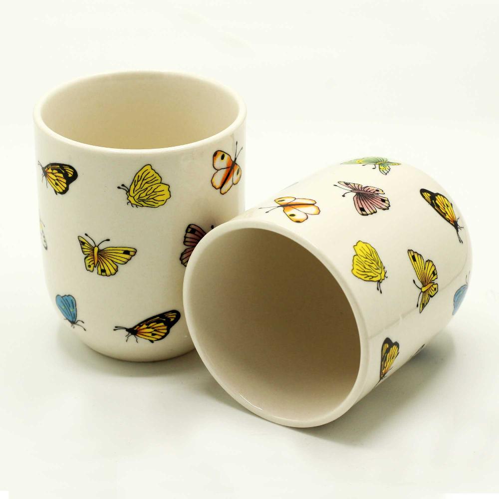 Ancient Wisdom 6x Herbal Tea Cup - Butterflies