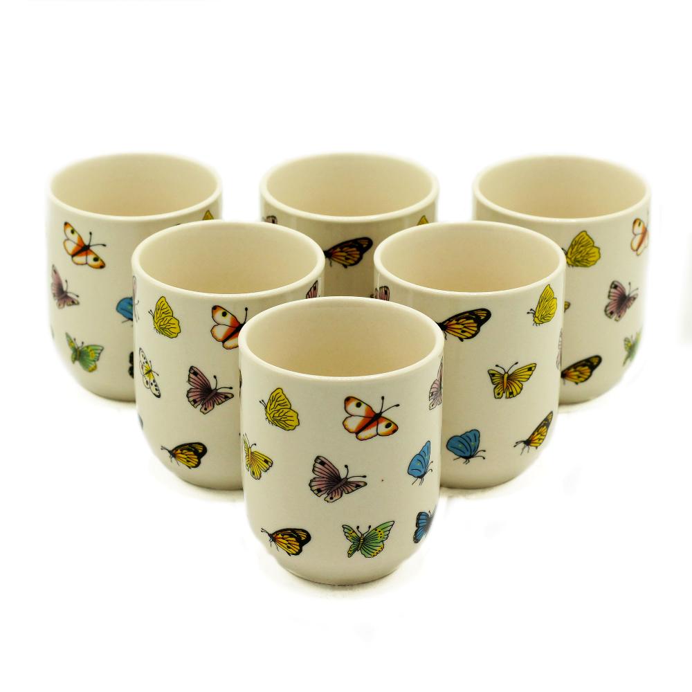 ancient wisdom 6x Herbal Tea Cup - Butterflies
