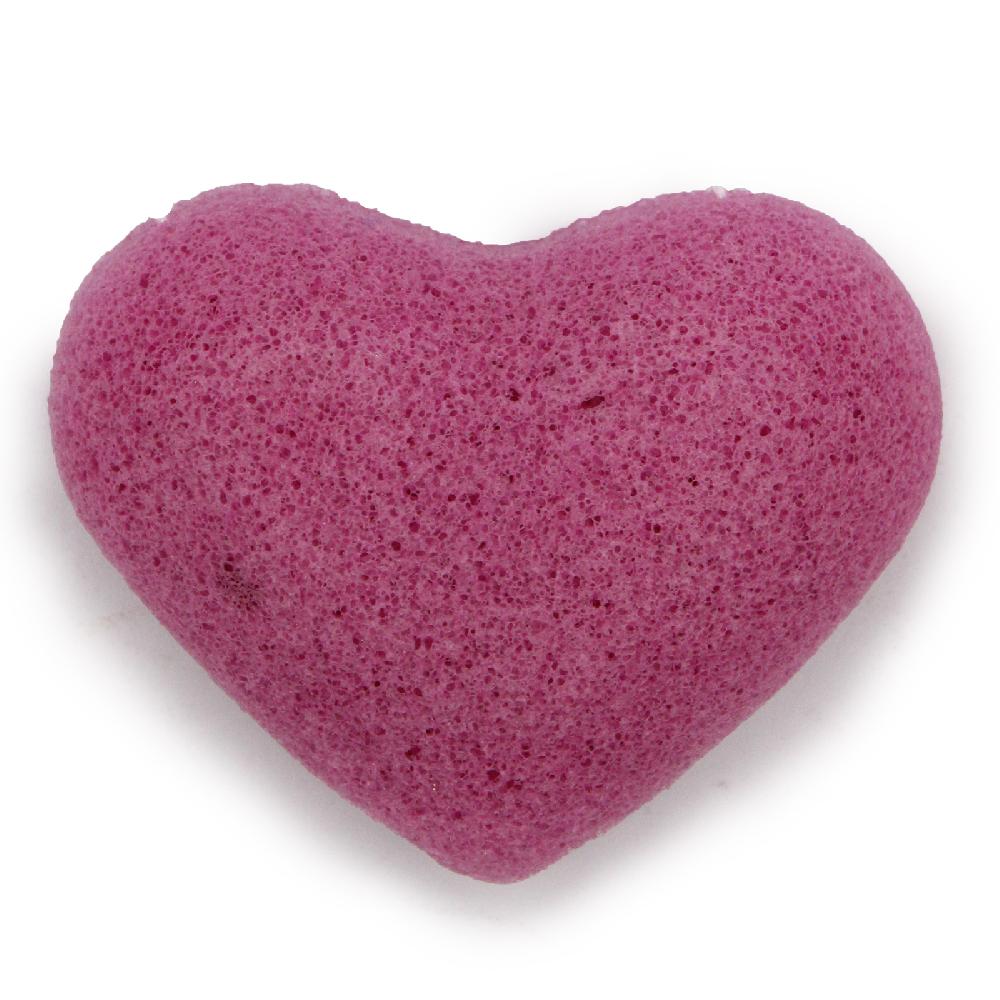 ancient wisdom 6x Konjac Heart Sponge - Lavender