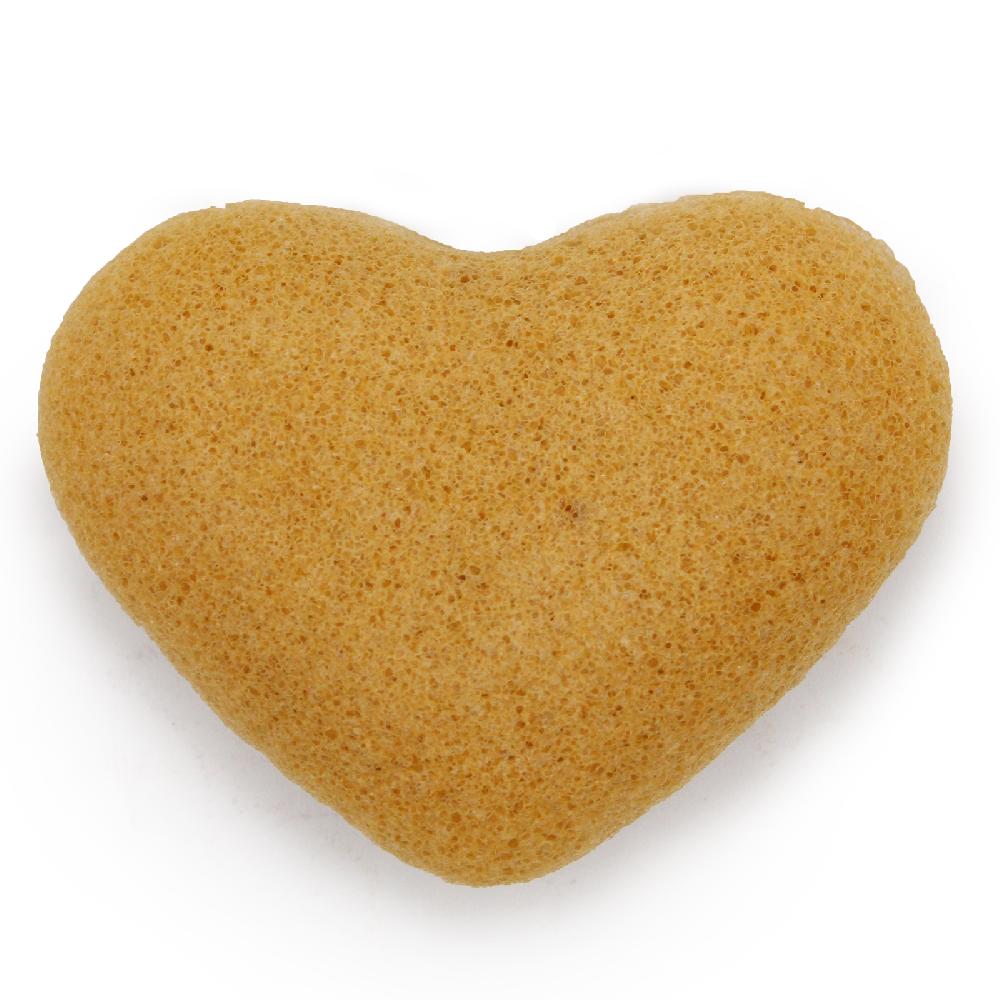 ancient wisdom 6x Konjac Heart Sponge - Peach