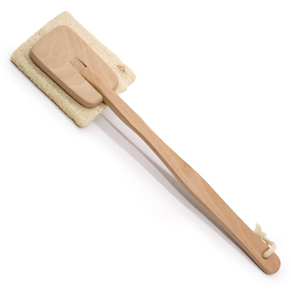 Ancient Wisdom 6x Loofah Long Handle Brush