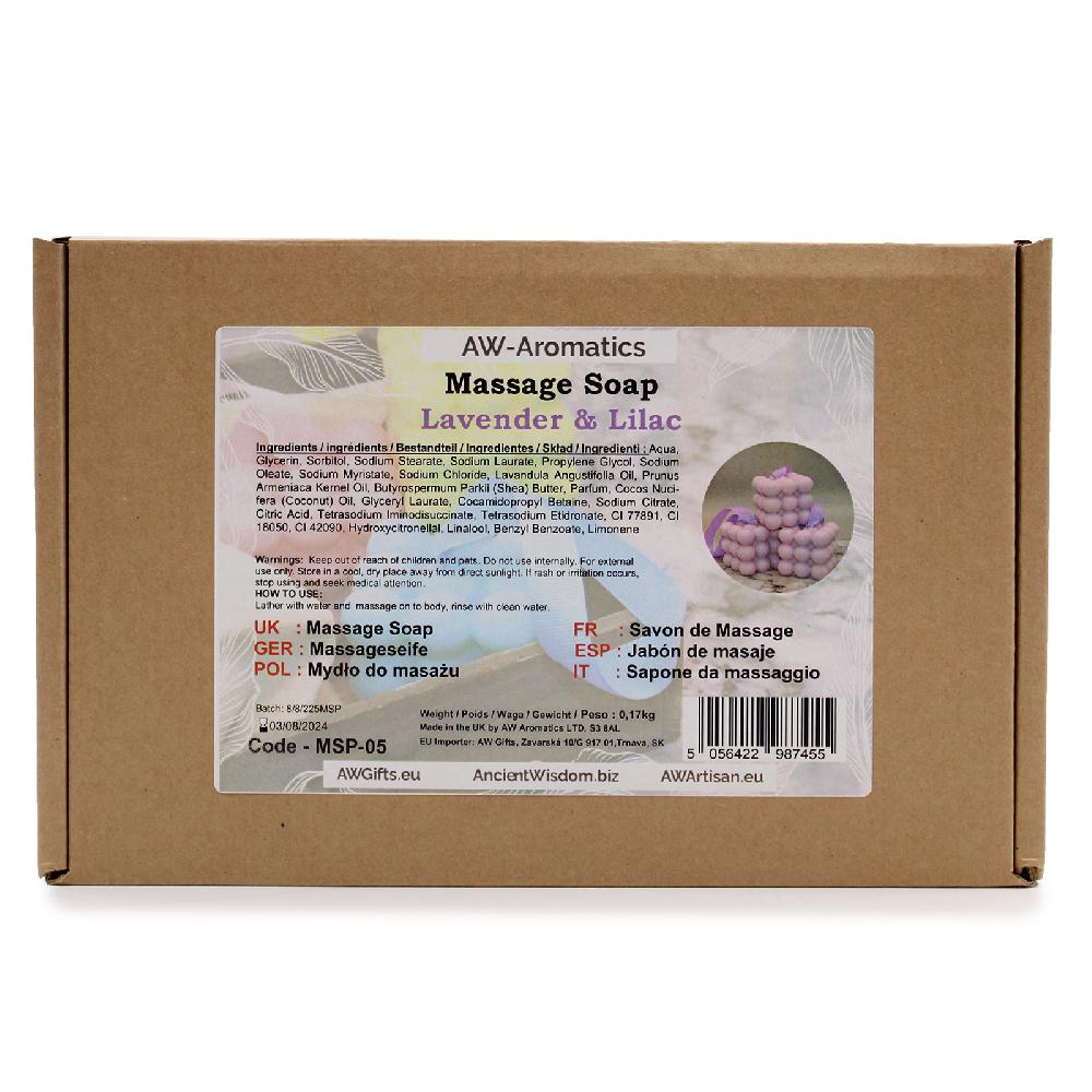 Ancient Wisdom 6x Massage Soaps - Lavender & Lilac