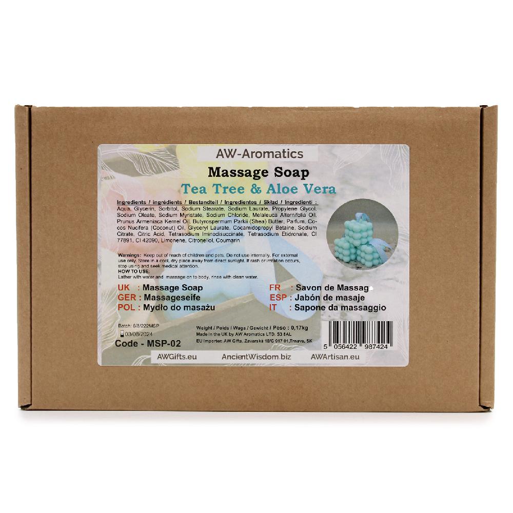 Ancient Wisdom 6x Massage Soaps - Tea Tree & Aloe Vera